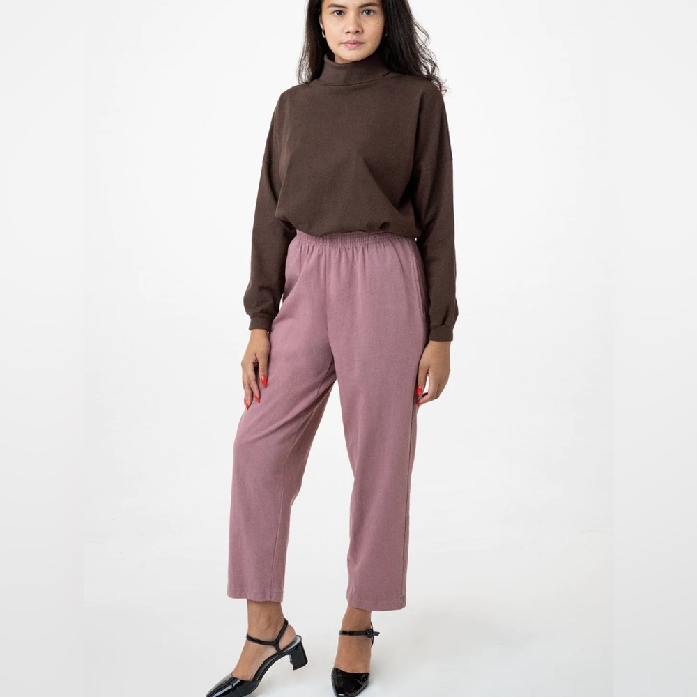 LA Apparel HEAVY JERSEY GARMENT DYE CASUAL PANTS